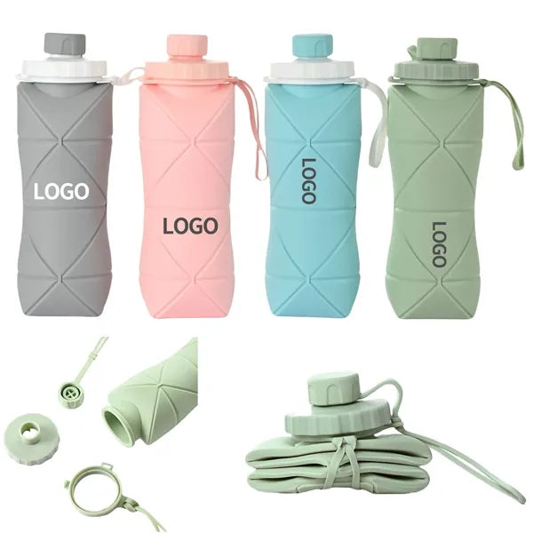 Portable Silicone Foldable Water Bottle
