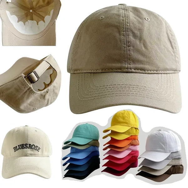 Unisex Washd Cotton Baseball Cap