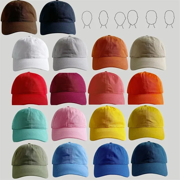 Unisex Washd Cotton Baseball Cap