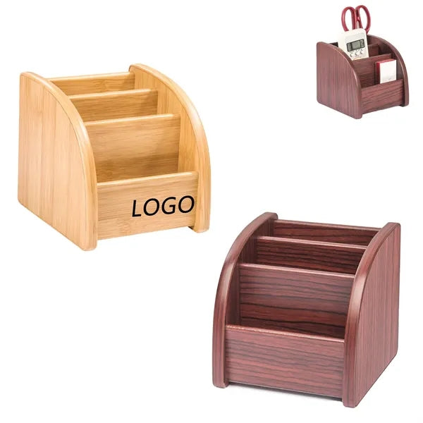 Wood Desktop Storage Box