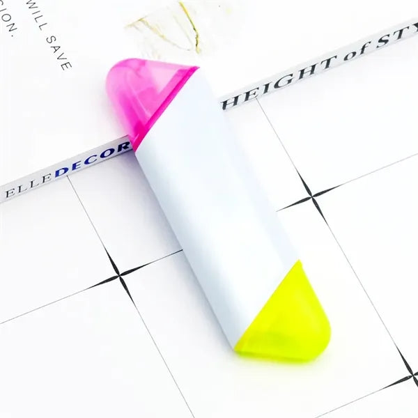 Dual Tip Four Sided Highlighter Pen