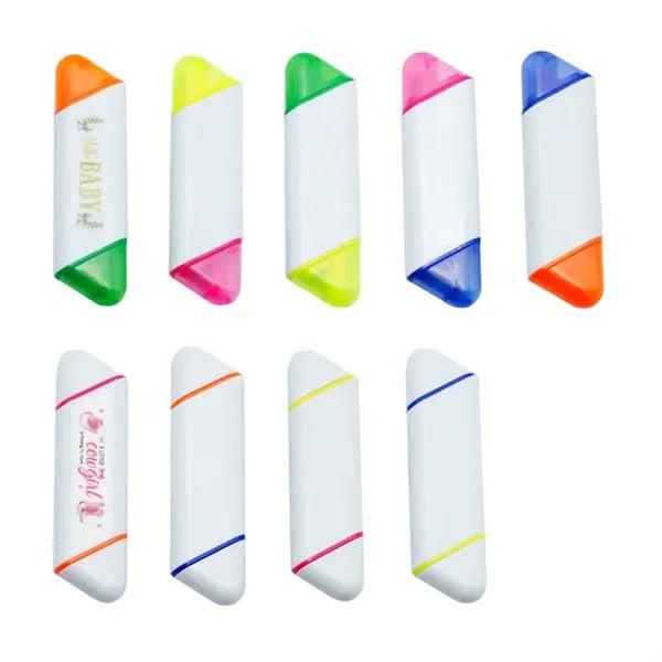 Dual Tip Four Sided Highlighter Pen