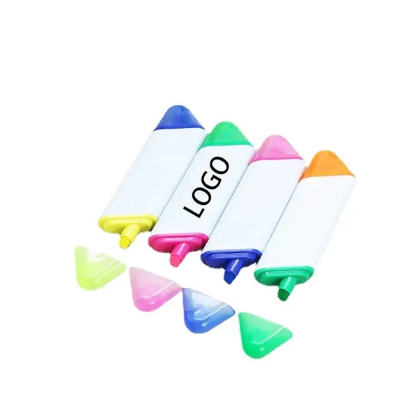 Dual Tip Four Sided Highlighter Pen