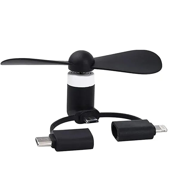 3 In 1 Mini Usb Cellphone Fan