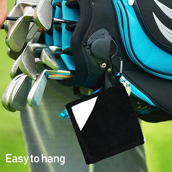 Golf Ball Cleaning Towel With Hiking Buckle