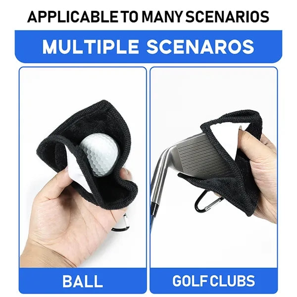 Golf Ball Cleaning Towel With Hiking Buckle