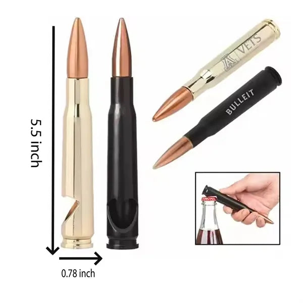 Metal Bullet Bottle Opener