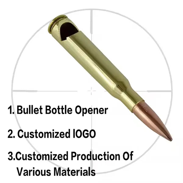 Metal Bullet Bottle Opener