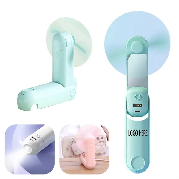Multifunctional 5-in-1 Folding Portable Fan