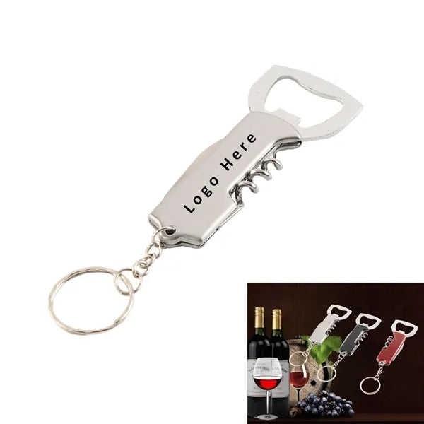 Multi-Functional Keychain Bottle Opener