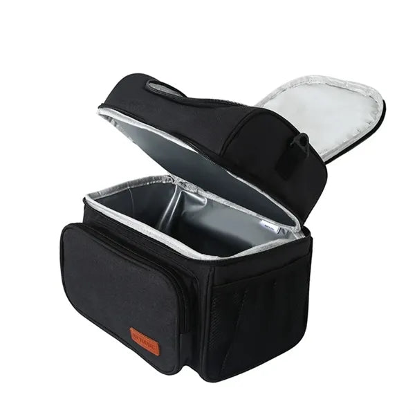 Insulated Large Lunch Tote Bag/Cooler-Double Deck