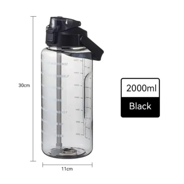 Generous 67oz Clear Drinking Bottle