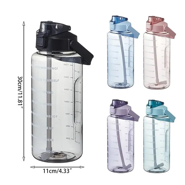 Generous 67oz Clear Drinking Bottle