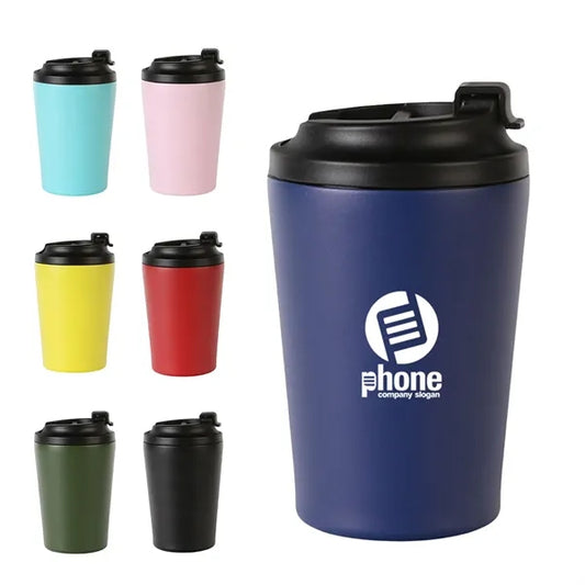 Portable direct drinking coffee cup