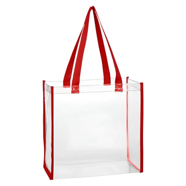 Clear PVC Stadium Tote Bag