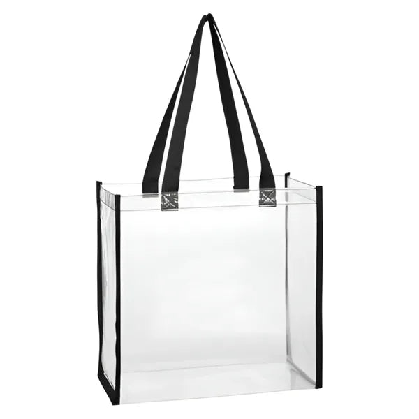 Clear PVC Stadium Tote Bag