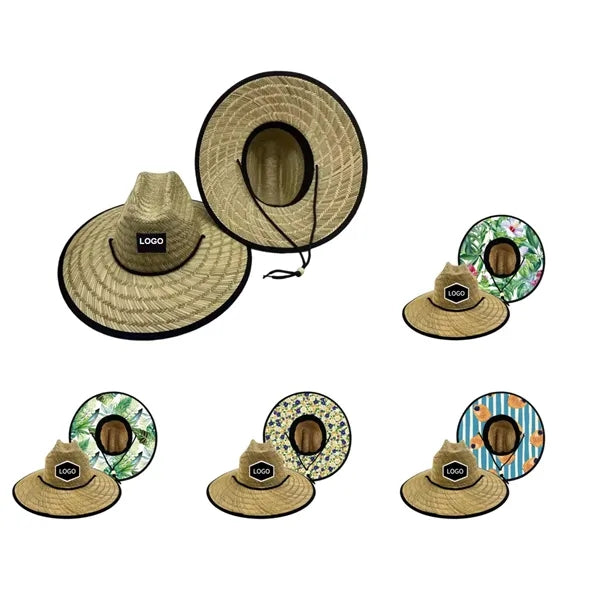 Professional Lifeguard Straw Sun Hat