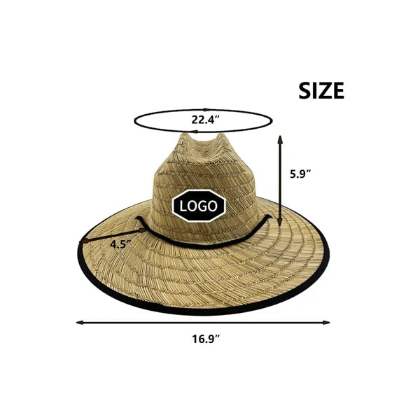 Professional Lifeguard Straw Sun Hat