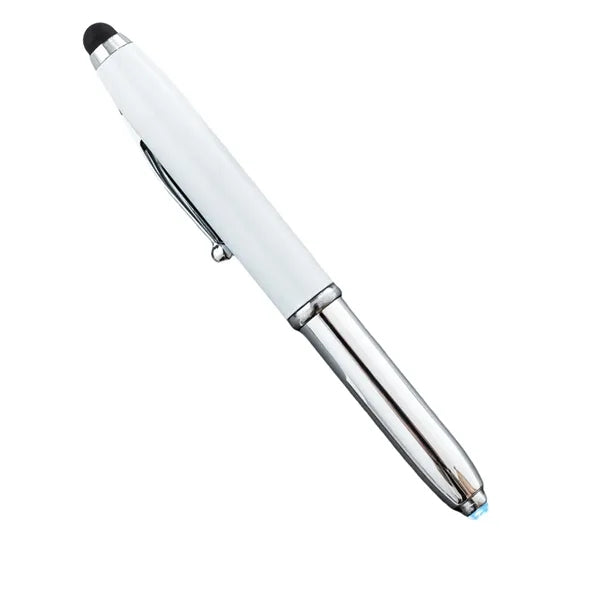 Stylus LED Flashlight Multi Function Touch Screen Ball Pen