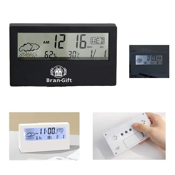 Soft Touch Widescreen Kitchen Timer/Clock