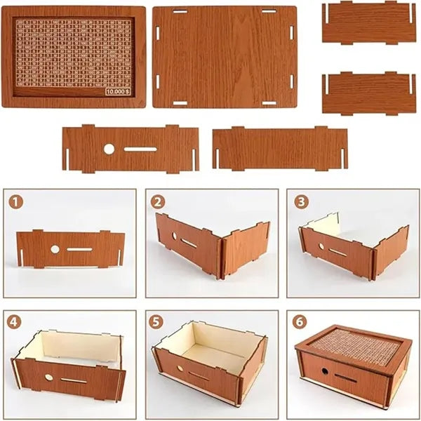 Money Savings Box Set with Counter