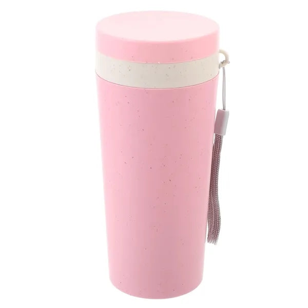 Durable Double-layer Wheat Straw Water Bottle