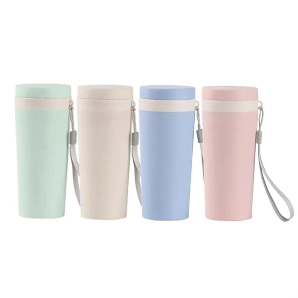 Durable Double-layer Wheat Straw Water Bottle