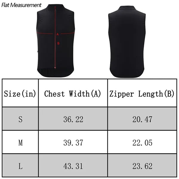 Unisex Windproof and Waterproof Cycling Vest
