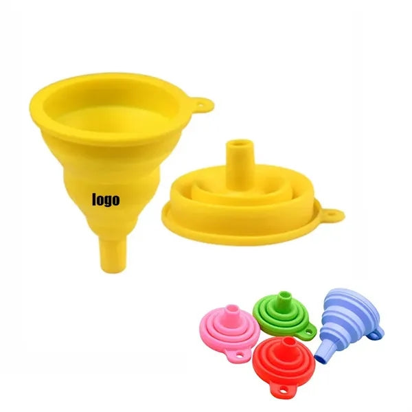 Foldable Silicone Collapsible Funnel for Filling Water