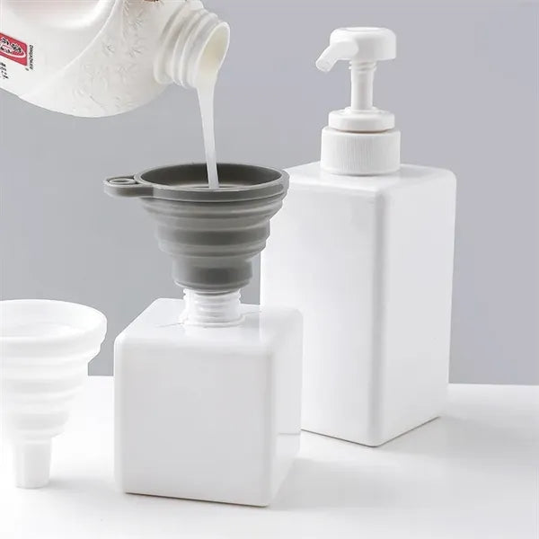 Foldable Silicone Collapsible Funnel for Filling Water