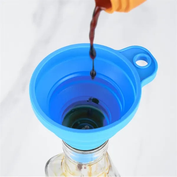 Foldable Silicone Collapsible Funnel for Filling Water