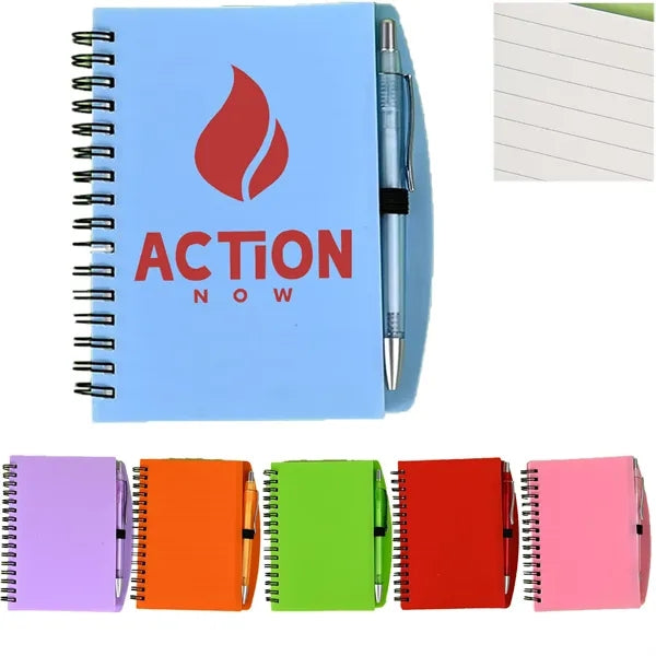 A6 Inspirational Spiral Notebooks&Pen