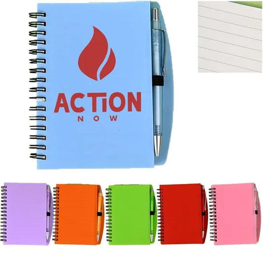 A6 Inspirational Spiral Notebooks&Pen