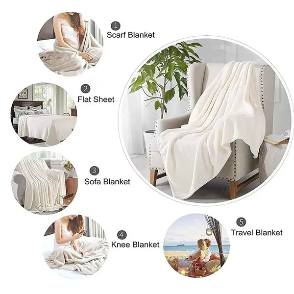 75x50 inch Blanket for Couch Bed Sofa