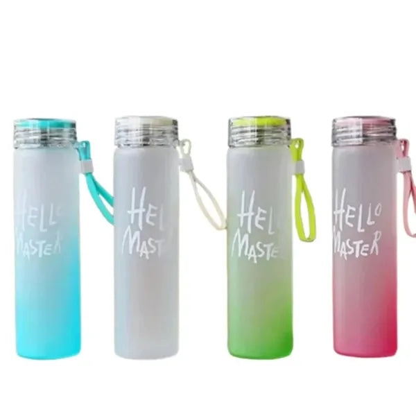 Stylish Gradient Frosted Water Bottle