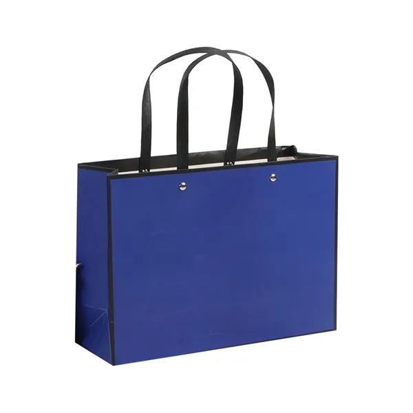 Large Paper Gift Bag w/ Rivet Handles for Retail & Apparel