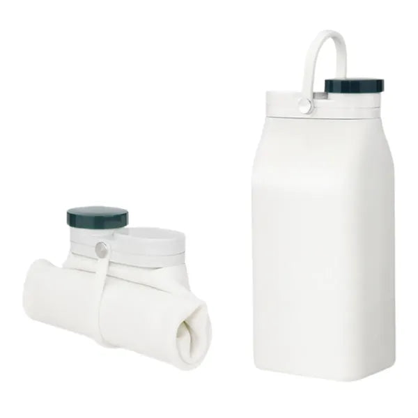 20Oz. Portable Travel Kettle Collapsible Black Water Bottle