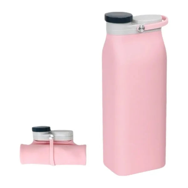 20Oz. Portable Travel Kettle Collapsible Black Water Bottle