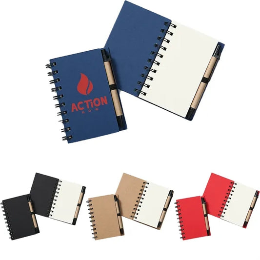 Kraft Paper Coil Notebook&Pen