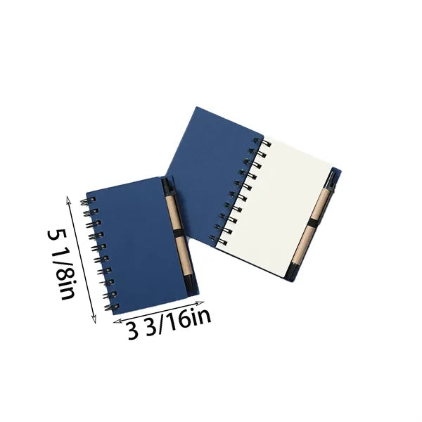 Kraft Paper Coil Notebook&Pen
