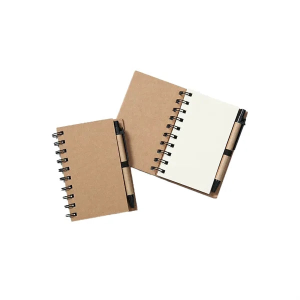 Kraft Paper Coil Notebook&Pen