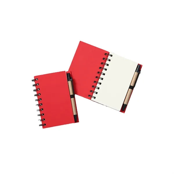 Kraft Paper Coil Notebook&Pen