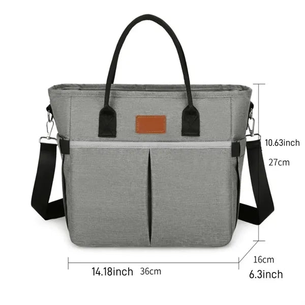 Lunch Cooler Tote with Drinks Holder for Adults