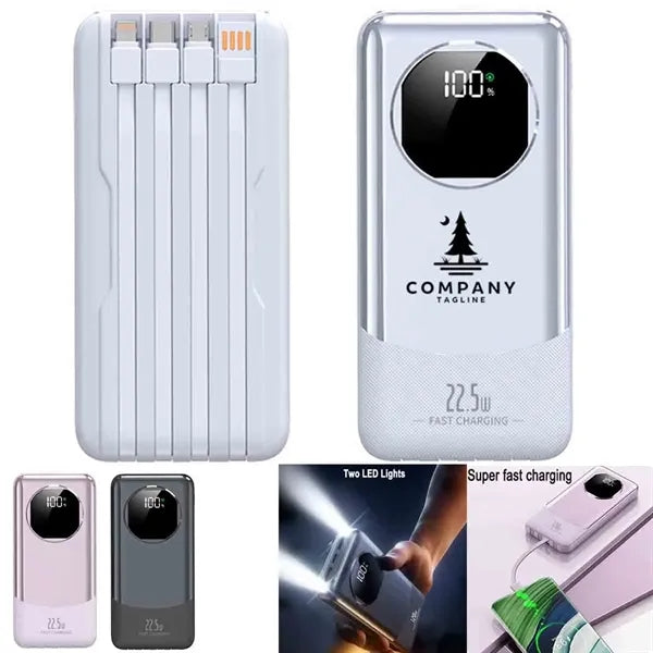 10000mAh Power Bank Pack Fast Charger