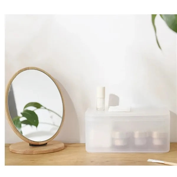 Clear Stackable Desktop Organization Bin