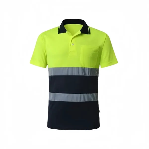 Reflective Safety Polo T-Shirt