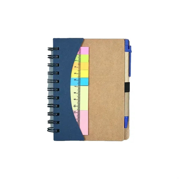 Kraft Paper Ruler Notebook&pen