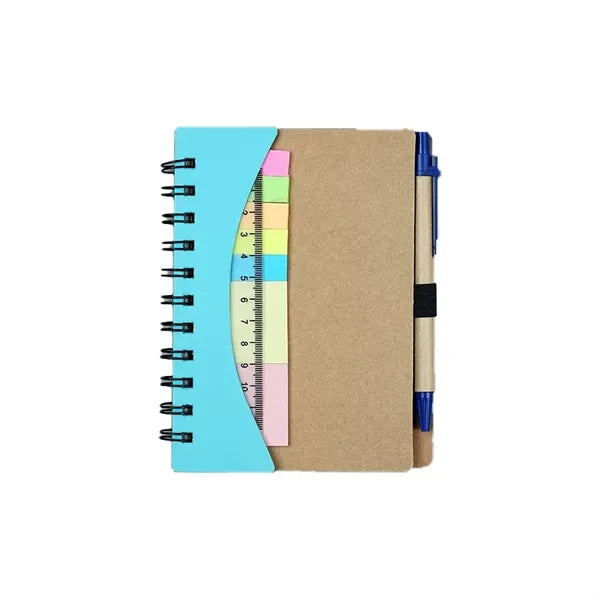 Kraft Paper Ruler Notebook&pen