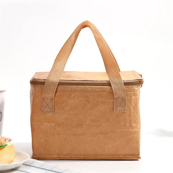 Foldable Eco-friendly Kraft Paper Lunch Bag
