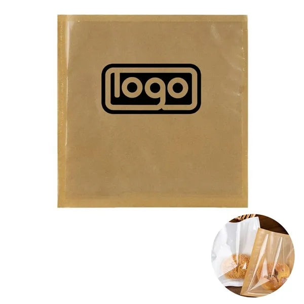Multiple sizes Oil Proof Custom Paper Bread Bag